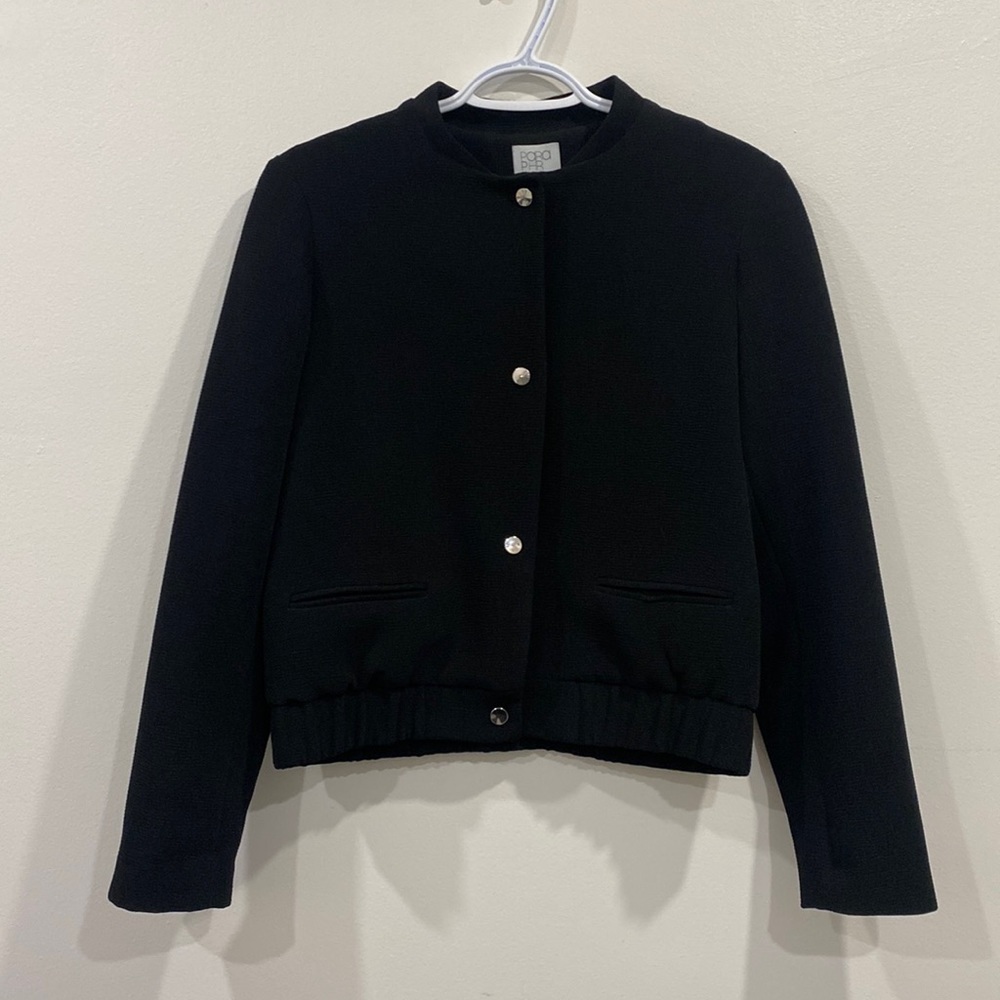 Paraphrase Bomber Style Blazer